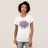 „Strahlenharmonie-Mandala“ T-Shirt (Vorne ganz)