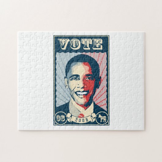 STRAHLENobama-ABSTIMMUNG - .PNG Puzzle (Horizontal)