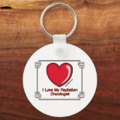 Strahlenonkologe Schlüsselanhänger (Vorderseite)