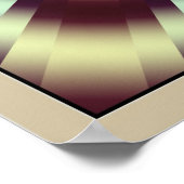Strahlenoptische Illusion Poster (Ecke)