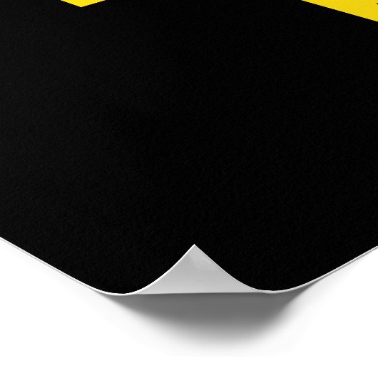 Strahlenschutzposter Poster (Ecke)