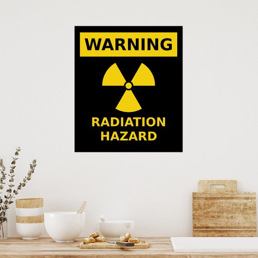 Strahlenschutzposter Poster (Küche)