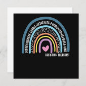 Strahlentherapeut Compassionate Gekümmert gewidmet Einladung (Vorne/Hinten)