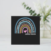 Strahlentherapeut Compassionate Gekümmert gewidmet Einladung (Stehend Vorderseite)