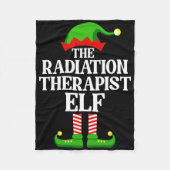 Strahlentherapeut Elf Familie Matching Group Chri Fleecedecke (Vorderseite)