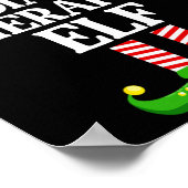 Strahlentherapeut Elf Familie Matching Group Chri Poster (Ecke)