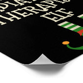 Strahlentherapeut Elf Familie Weihnachtsmatching Poster (Ecke)
