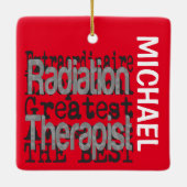 Strahlentherapeut Extraordinär CUSTOM Keramikornament (Rückseite)