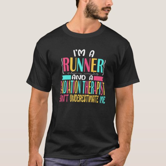 Strahlentherapeut-Halbmarathon 5k Rennen T-Shirt (Vorderseite)