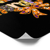 Strahlentherapeut Halloween Coquette Pumpkin Krass Poster (Ecke)