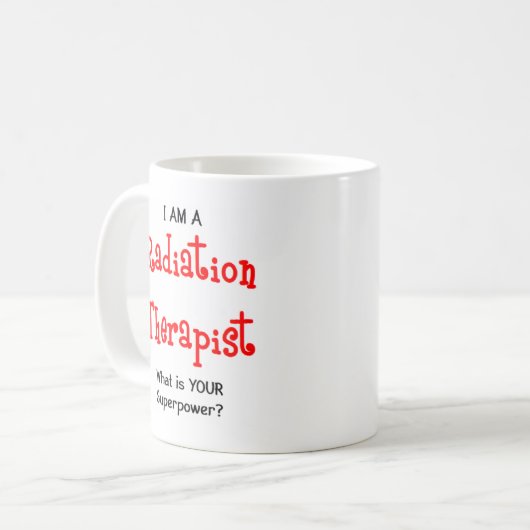 Strahlentherapeut Kaffee-Tasse Kaffeetasse (Vorderseite Links)