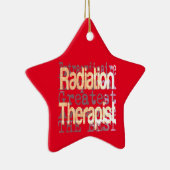 Strahlentherapeut Keramik Ornament (Rechts)