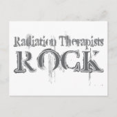 Strahlentherapeut Rock Postkarte (Vorderseite)