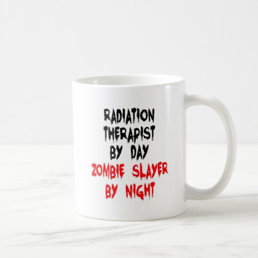 Strahlentherapeut Zombie Slayer Kaffeetasse (Rechts)