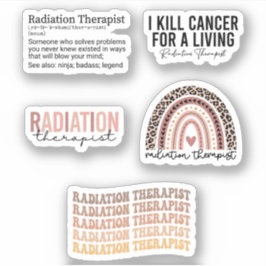 Strahlentherapie, Funny Radiation Therapist Pack Aufkleber