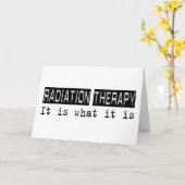 Strahlentherapie Karte (Gelbe Blume)