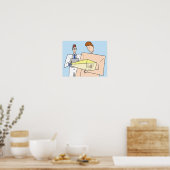 Strahlentherapie. Poster (Küche)