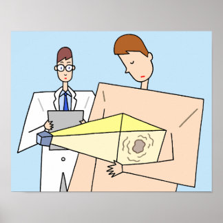 Strahlentherapie. Poster