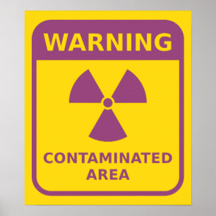 Strahlenwarnung Poster