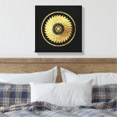 StrahlFedern Leinwanddruck (Insitu (Schlafzimmer))