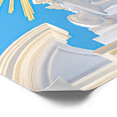 Strahlkraft über Malta Poster (Ecke)