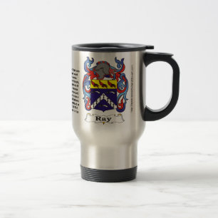 Strahln-Familien-Wappen Reise-Tasse Reisebecher