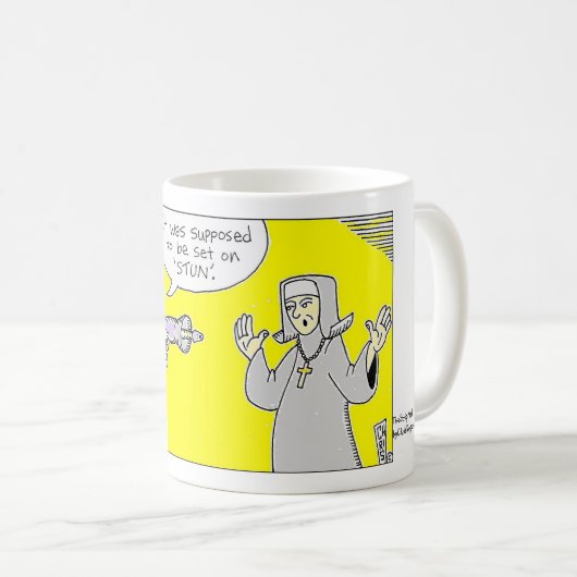 STRAHLN-GEWEHR, TheStripMallbyChrisRogers Kaffeetasse (VorderseiteRechts)