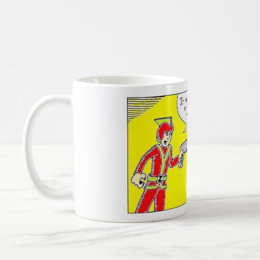 STRAHLN-GEWEHR, TheStripMallbyChrisRogers Kaffeetasse (Links)