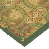 Strahln-Schablonen-Muster Louis Sullivans oberes Großer Tischläufer (Ecke)