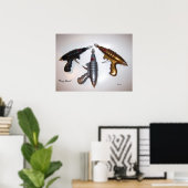 Strahlpistolenplakat Poster (Heimbüro)
