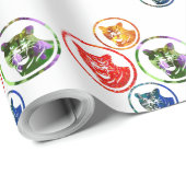 Strahlpumpen Geschenkpapier (Rolleneckpunkt)