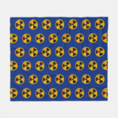 Strahlsymbol Fleece Blanket (Vorderseite (Horizontal))