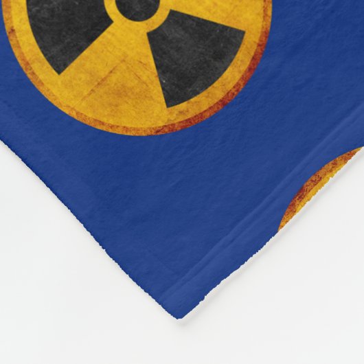 Strahlsymbol Fleece Blanket (Ecke)