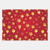 Strahlt hell in der Weihnachtsnacht Geschenkpapier Set (Vorderseite 2)