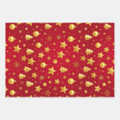 Strahlt hell in der Weihnachtsnacht Geschenkpapier Set (Vorderseite)