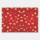 Strahlt hell in der Weihnachtsnacht Geschenkpapier Set (Vorderseite 3)