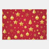 Strahlt hell in der Weihnachtsnacht Geschenkpapier Set (Vorderseite)
