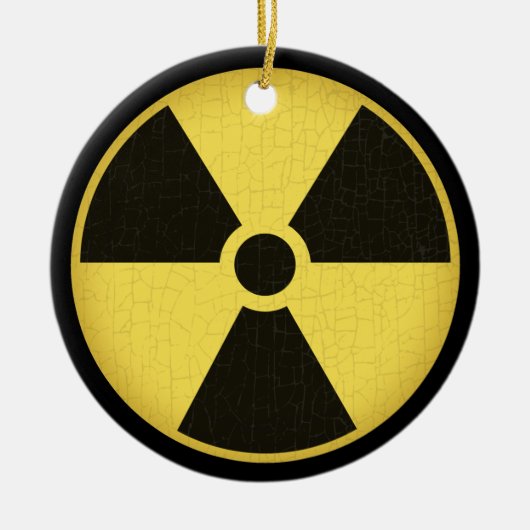 Strahlung 1 keramik ornament (Vorne)