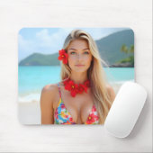 Strahlung am Meer: Helenas Inselmoment Mousepad (Mit Mouse)