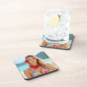 Strahlung: Helenas Inselmoment Plastik Getränkeuntersetzer (Rechte Seite)