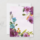 Strahlung | Hochzeit Speichern Sie die Datumskarte Einladung (Rückseite)