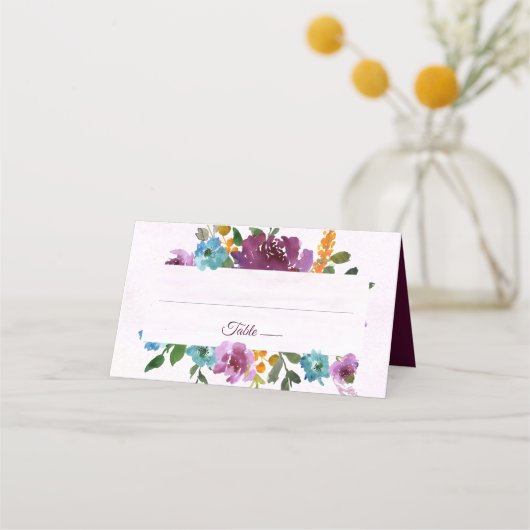 Strahlung | Hochzeitssitzende Platzkarten (Vorderseite)