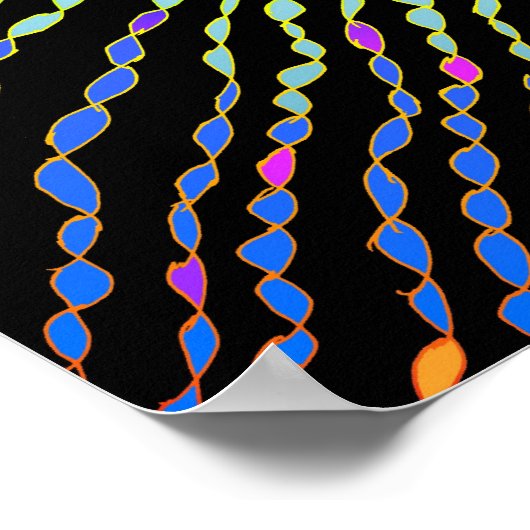 Strahlung Poster (Ecke)