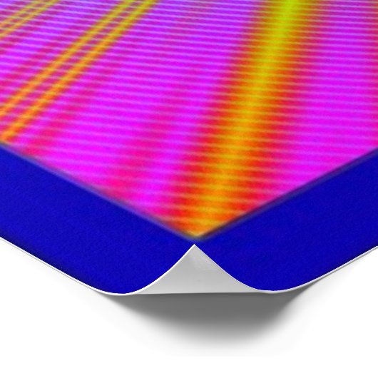 Strahlung Poster (Ecke)