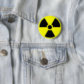 Strahlung-Trefoil-Symbol Button (Beispiel)