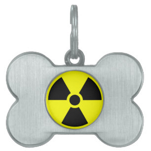 Strahlung-Trefoil-Symbol Tiermarke