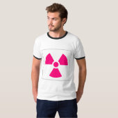 Strahlungs-Klee-Zeichen-Symbol-Warnzeichen-Symbol T-Shirt (Vorne ganz)