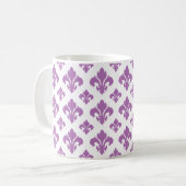 Strahlungs-Orchidee der Lilien-2 Kaffeetasse (Vorderseite Links)