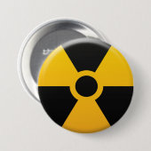 Strahlungs-Symbol Button (Vorne & Hinten)