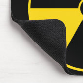 Strahlungs-Symbol-Mausunterlage Mousepad (Ecke)